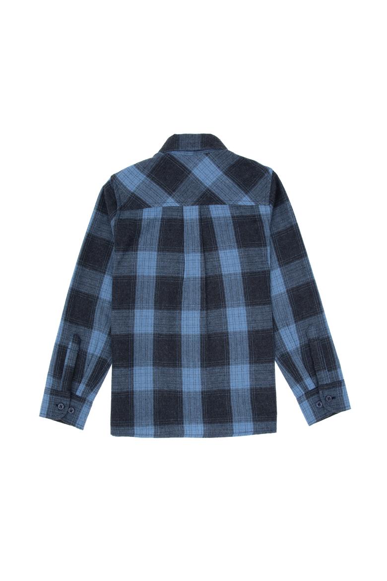 Erkek Çocuk Açık Mavi Uzun Kollu Gömlek - 50316669002