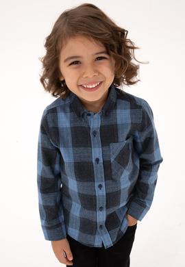 Erkek Çocuk Açık Mavi Uzun Kollu Gömlek - 50316669002