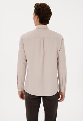 Erkek Taş Uzun Kollu Gömlek - 50308275005