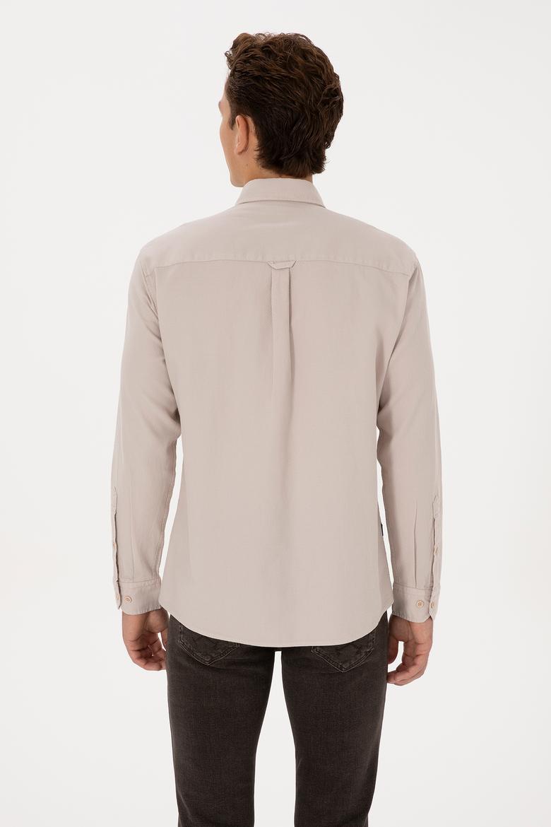 Erkek Taş Uzun Kollu Gömlek - 50308275005
