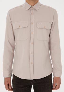 Erkek Taş Uzun Kollu Gömlek - 50308275005