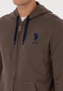 Erkek Vizon Örme Hırka - 50307765096