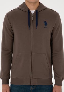 Erkek Vizon Örme Hırka - 50307765096