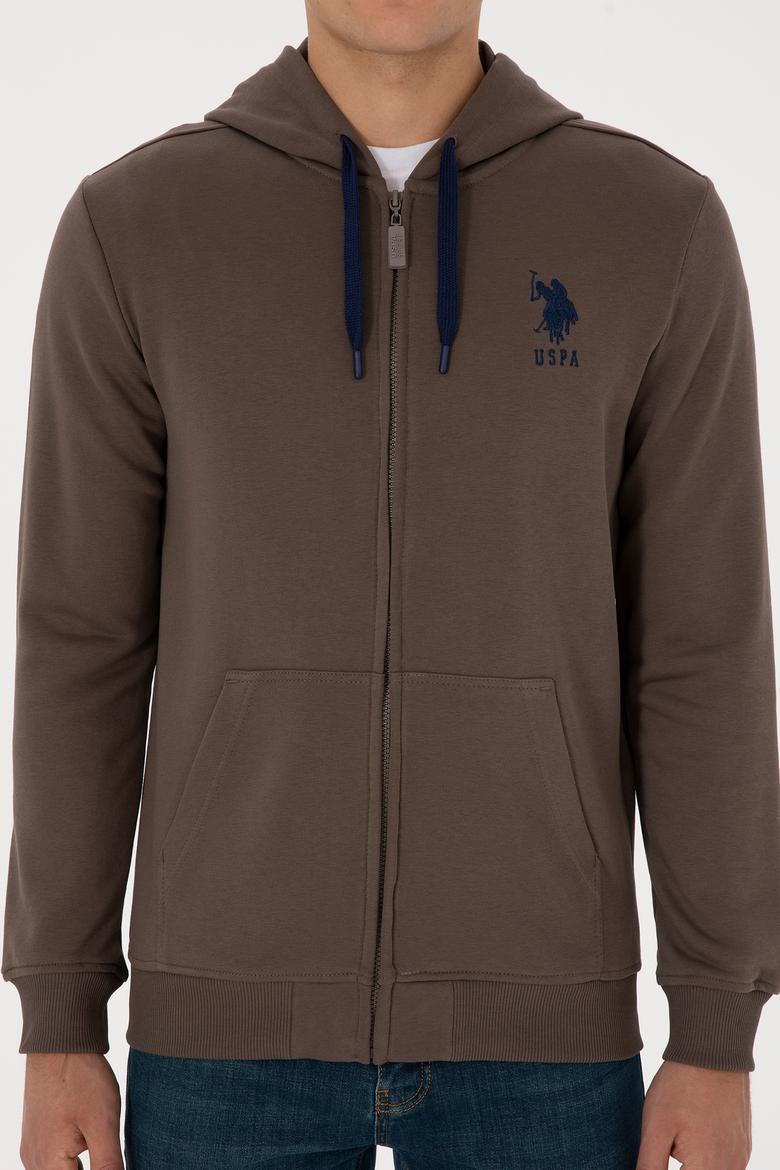 Erkek Vizon Örme Hırka - 50307765096