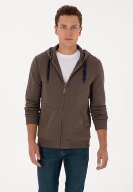 Erkek Vizon Örme Hırka - 50307765096