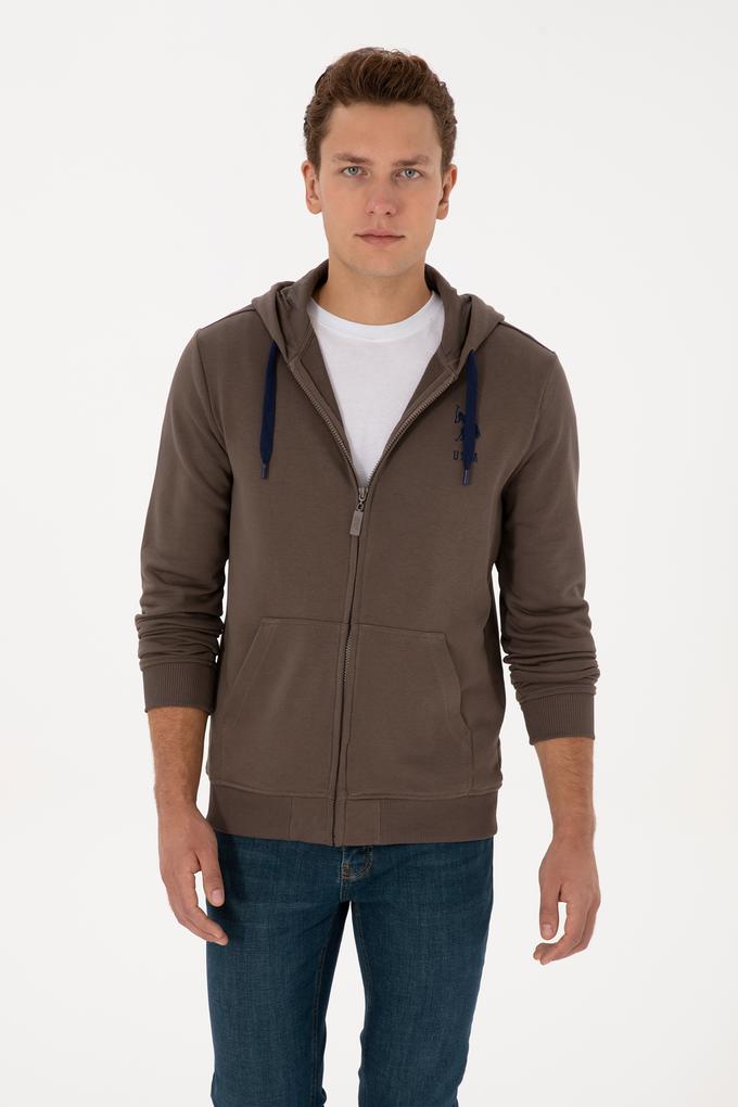 Erkek Vizon Örme Hırka