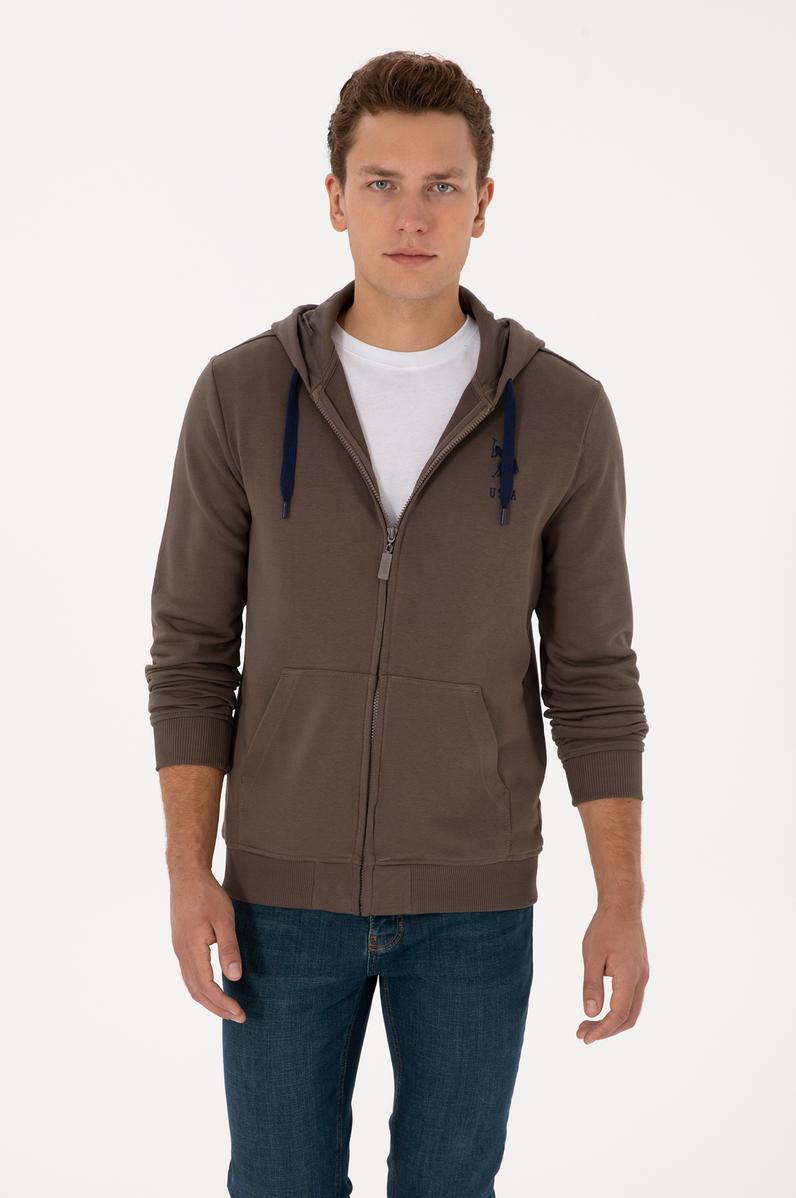 Erkek Vizon Örme Hırka