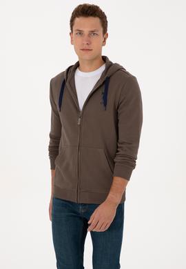 Erkek Vizon Örme Hırka - 50307765096