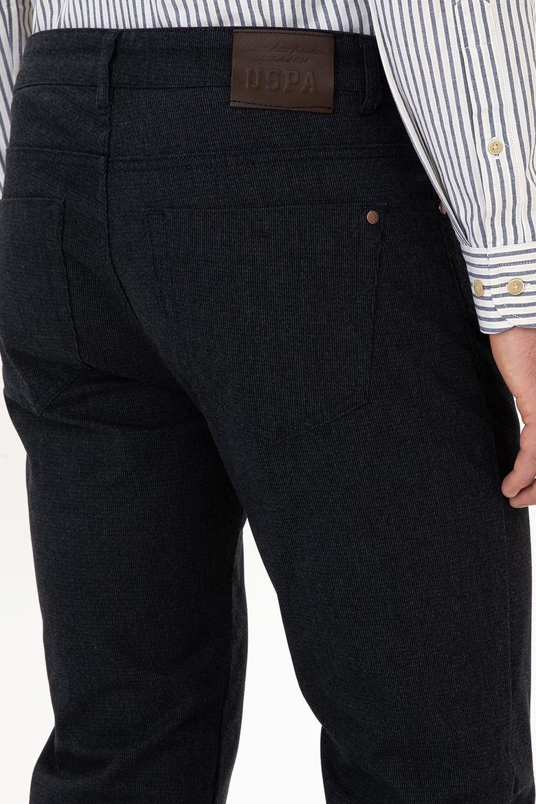 Erkek Lacivert Slim Fit Kanvas / Chino Pantolon - 50311608205
