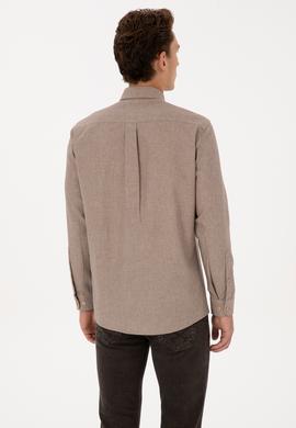 Erkek Camel Uzun Kollu Gömlek - 50315613013