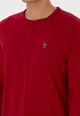 Erkek Bordo Pijama Takımı - 50318611015