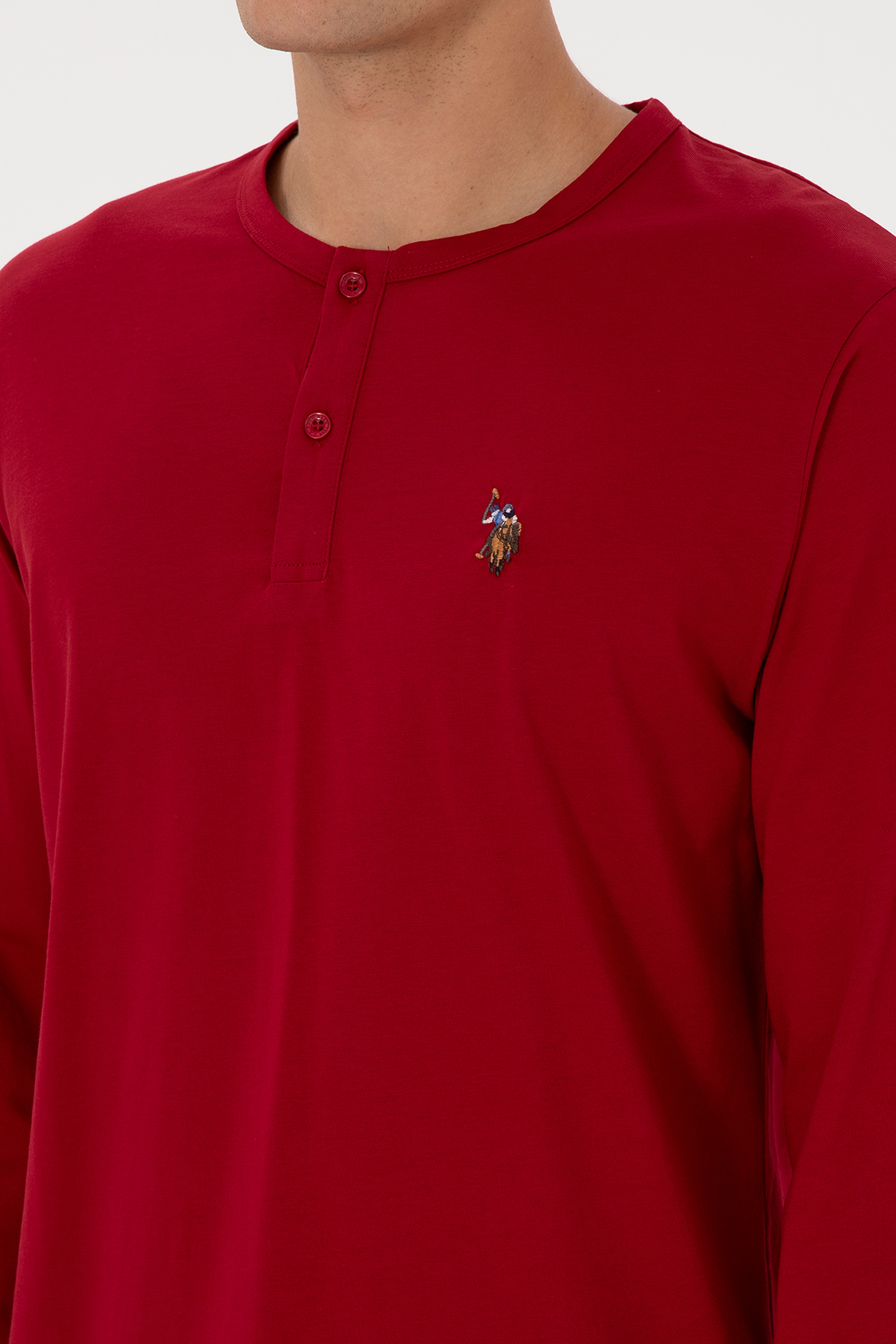 Erkek Bordo Pijama Takımı - Image 7