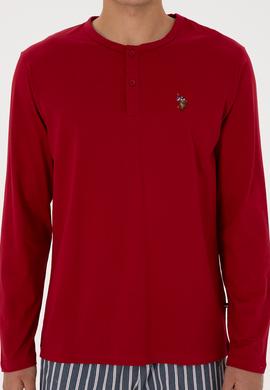 Erkek Bordo Pijama Takımı - 50318611015