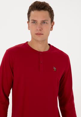 Erkek Bordo Pijama Takımı - 50318611015