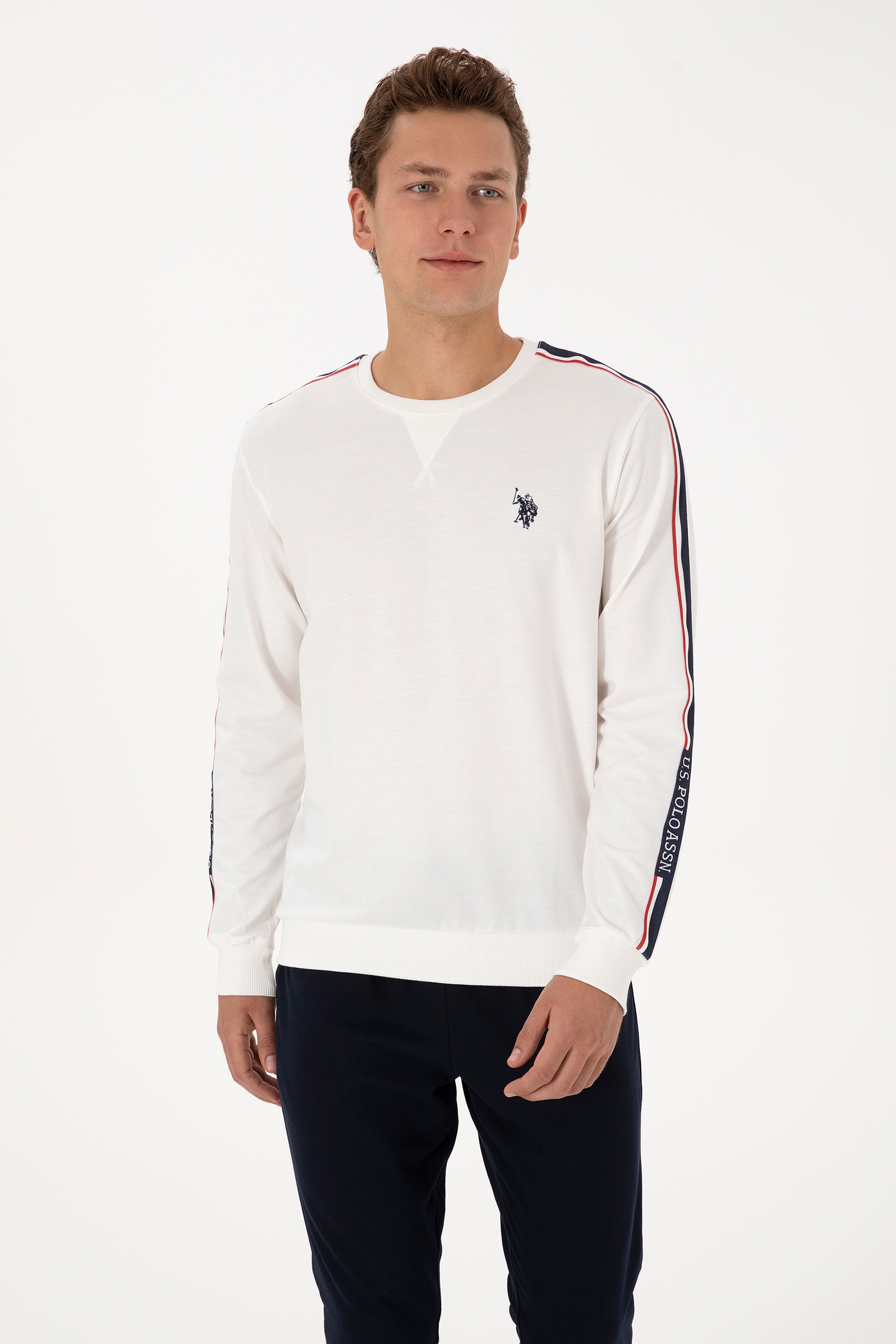 Erkek Beyaz Pijama Takımı - Image 3