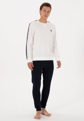 Erkek Beyaz Pijama Takımı - 50318596005