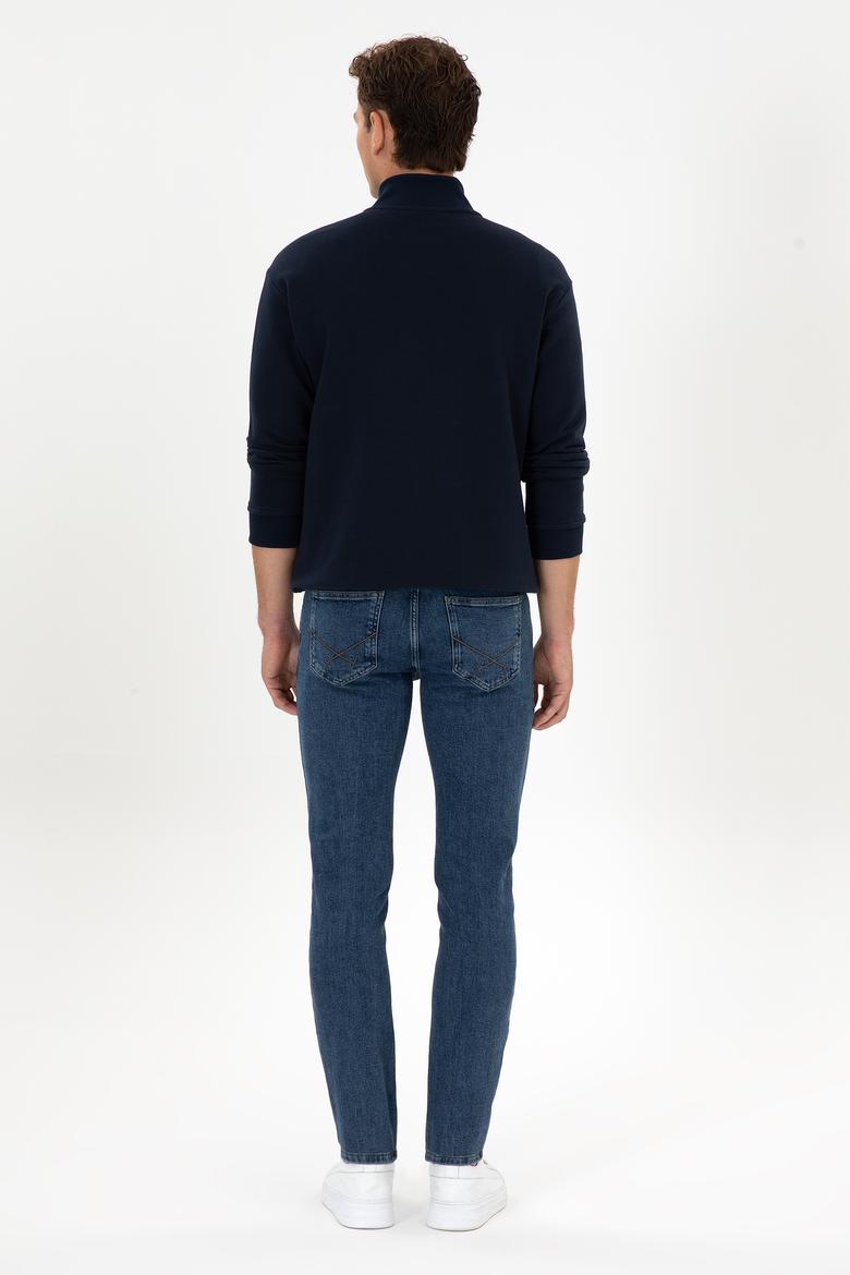 Erkek Mavi Slim Fit Jean Pantolon - 50308289110