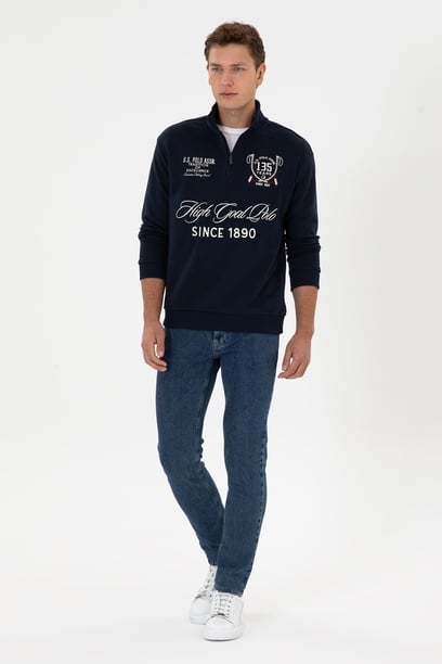 Erkek Mavi Slim Fit Jean Pantolon