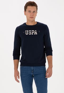 Erkek Regular Fit Bisiklet Yaka Lacivert Sweatshirt - 50315536018