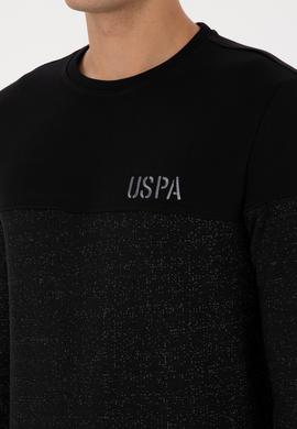 Erkek Regular Fit Bisiklet Yaka Siyah Sweatshirt - 50316380026