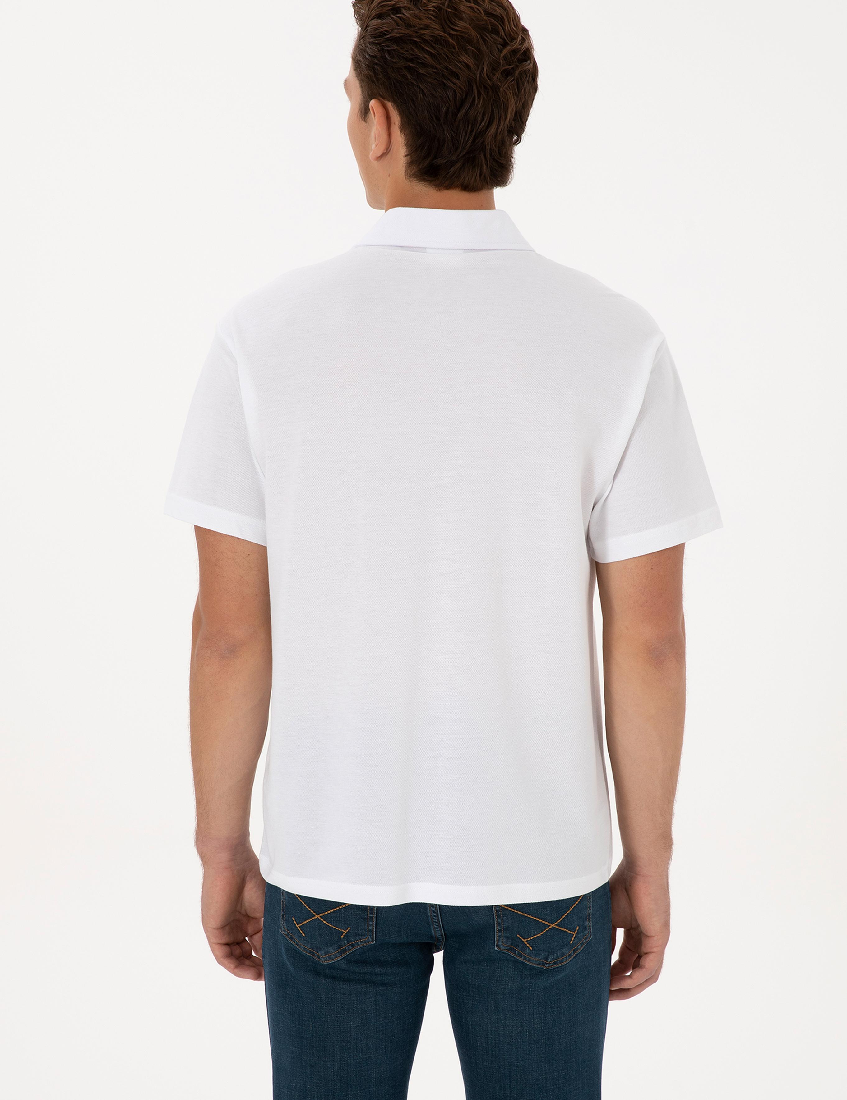 تی شرت یقه انگلیسی ریلکس مردانه یو اس پولو | U.S. Polo Assn. - تصویر 5