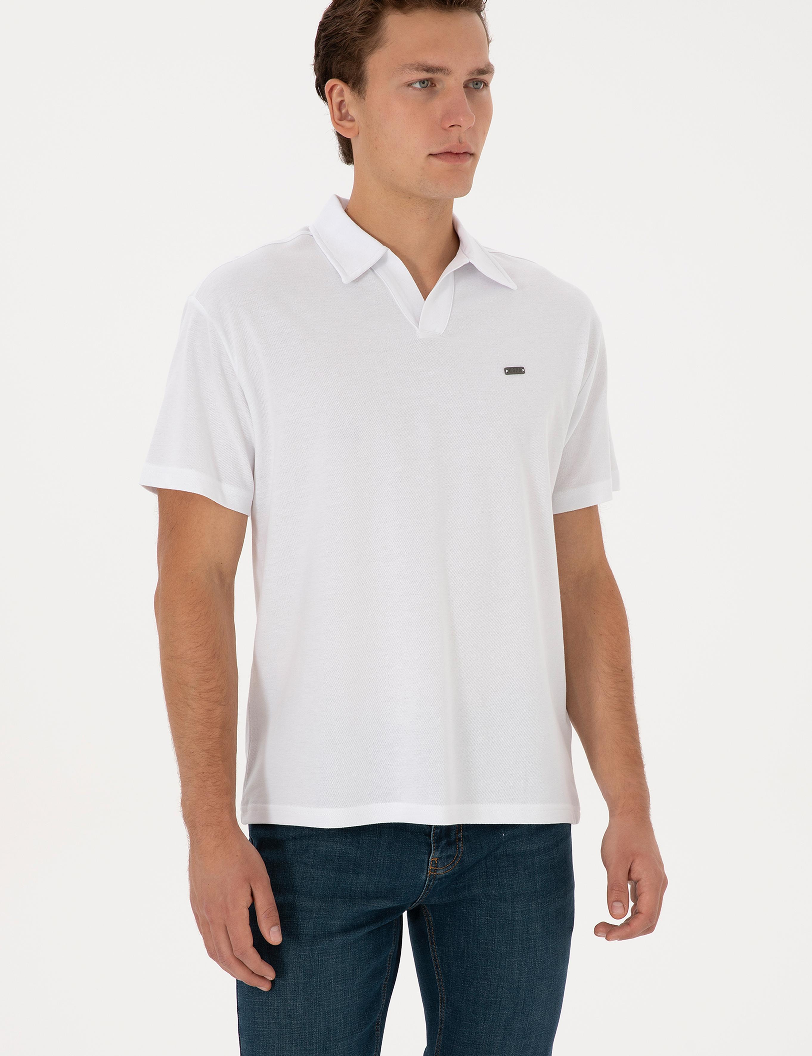 تی شرت یقه انگلیسی ریلکس مردانه یو اس پولو | U.S. Polo Assn. - تصویر 3