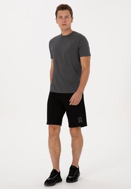 Erkek Siyah Örme Şort - 50319997034