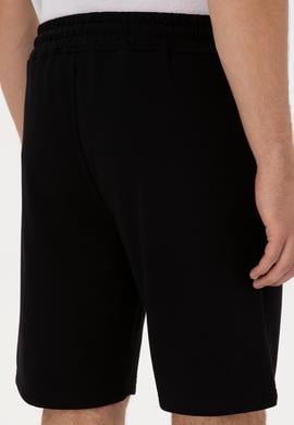 Erkek Siyah Örme Şort - 50319997034