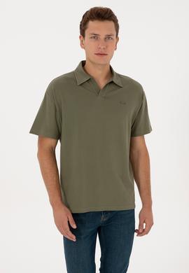 Erkek Koyu Haki Tişört - 50324787053