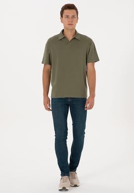 Erkek Koyu Haki Tişört - 50324787053