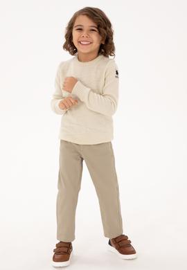 Erkek Çocuk Taş Bisiklet Yaka Kazak - 50315625026