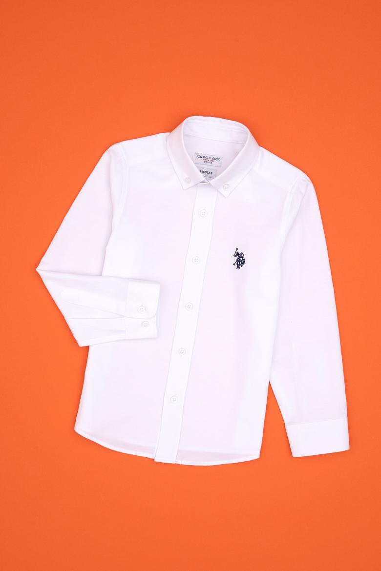 Erkek Çocuk Beyaz Uzun Kollu Basic Gömlek - 50316801001