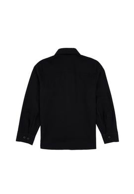 Erkek Çocuk Siyah Uzun Kollu Basic Gömlek - 50316801145