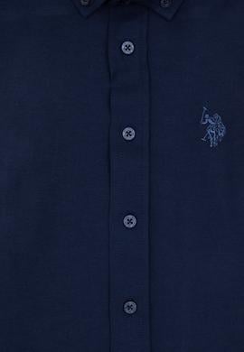 Erkek Çocuk Lacivert Uzun Kollu Basic Gömlek - 50316801024