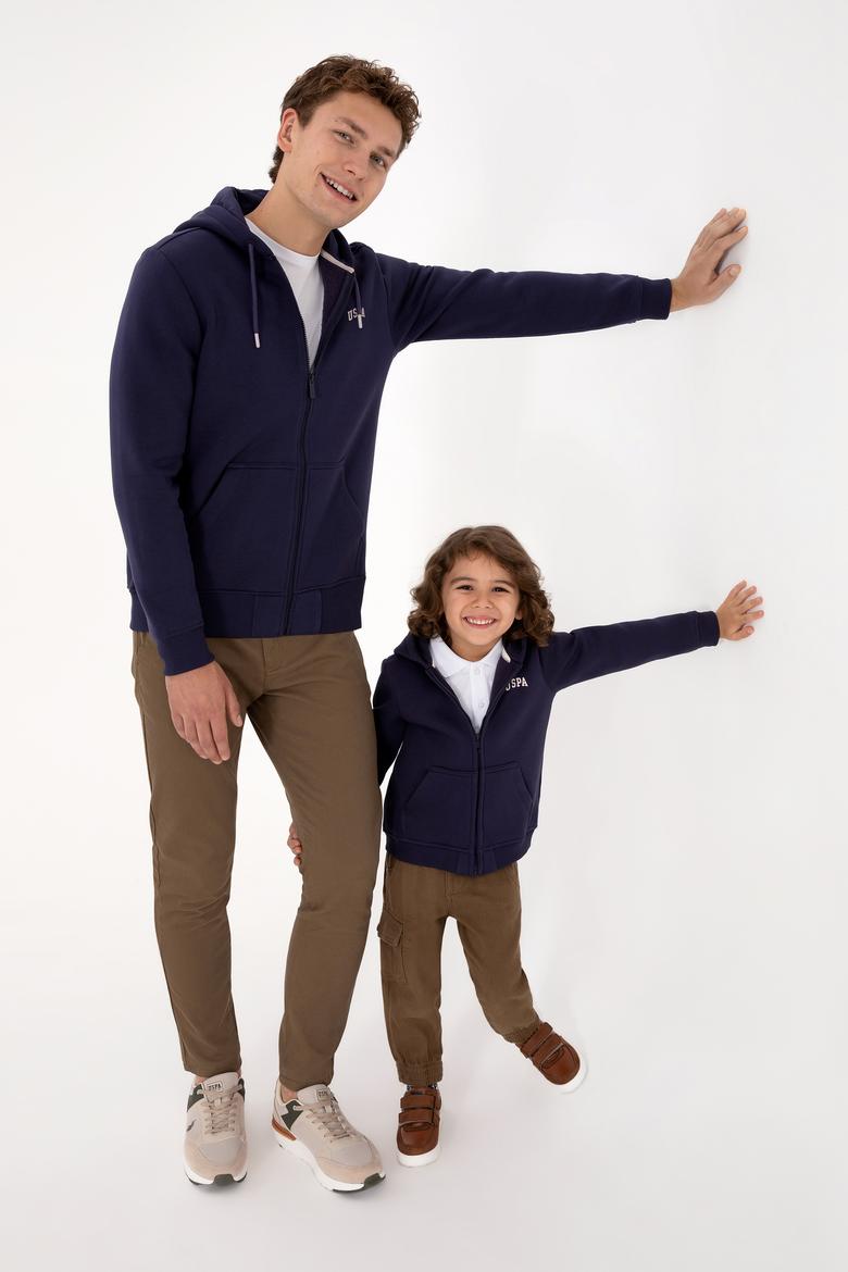 Erkek Regular Fit Mürdüm Şardonlu Örme Hırka - 50313755090