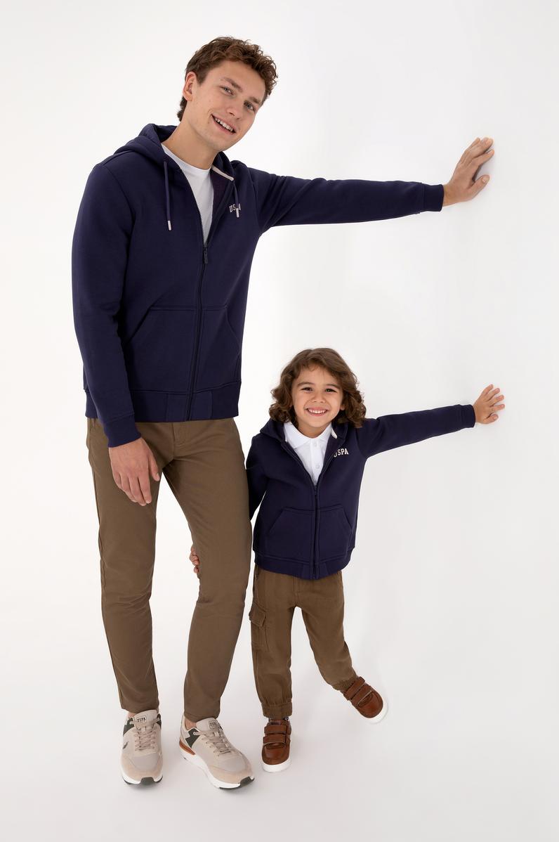 Erkek Regular Fit Mürdüm Şardonlu Örme Hırka