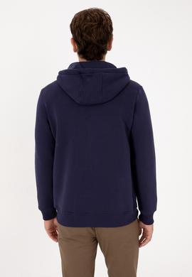 Erkek Regular Fit Mürdüm Şardonlu Örme Hırka - 50313755090