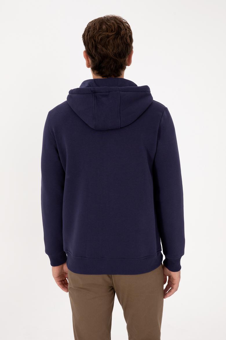 Erkek Regular Fit Mürdüm Şardonlu Örme Hırka - 50313755090