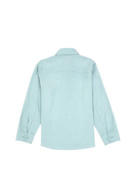 Erkek Çocuk Mint Uzun Kollu Basic Gömlek - 50316801081