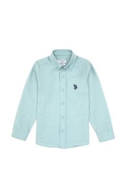 Erkek Çocuk Mint Uzun Kollu Basic Gömlek - 50316801081