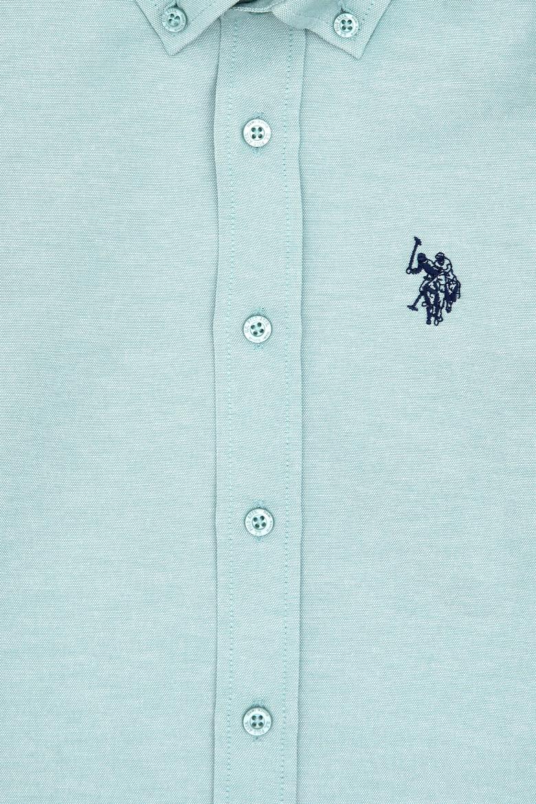 Erkek Çocuk Mint Uzun Kollu Basic Gömlek - 50316801081