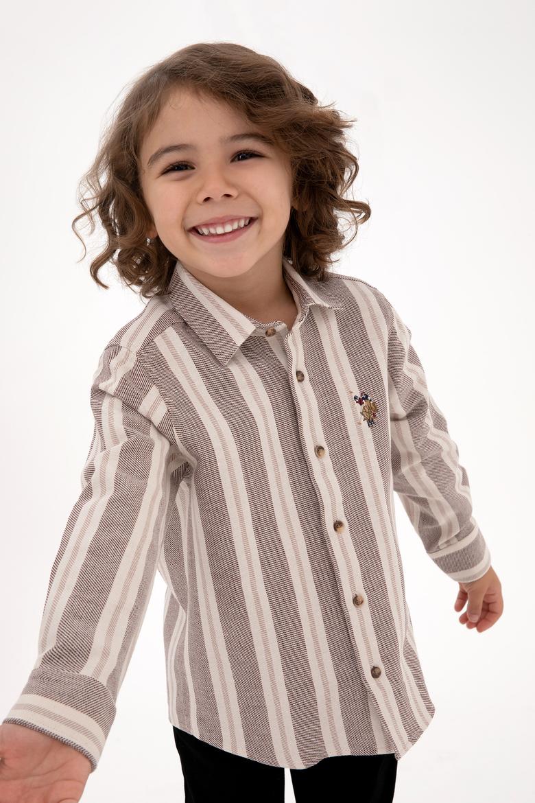 Erkek Çocuk Camel Uzun Kollu Gömlek - 50316660004