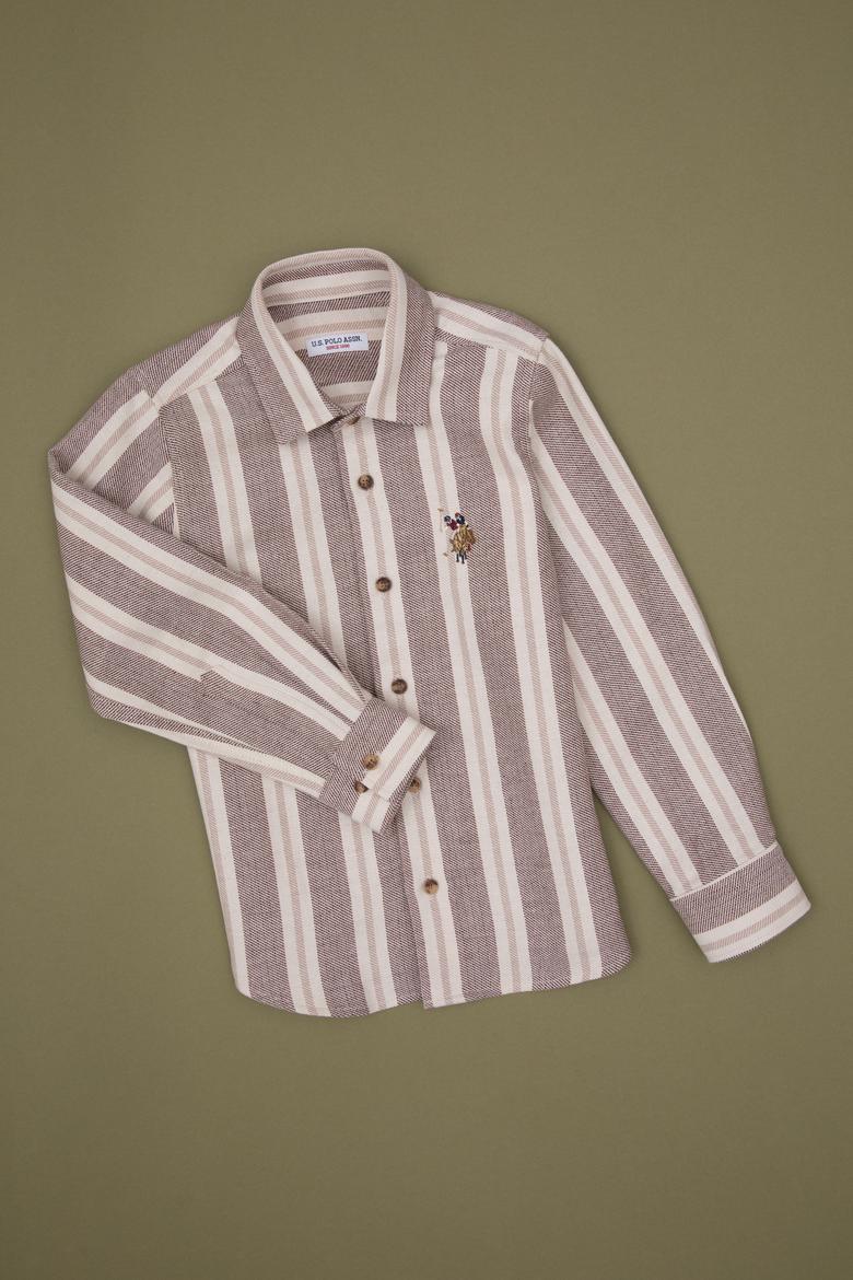 Erkek Çocuk Camel Uzun Kollu Gömlek - 50316660004