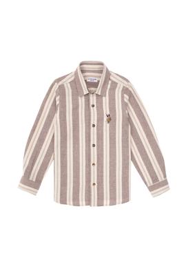 Erkek Çocuk Camel Uzun Kollu Gömlek - 50316660004