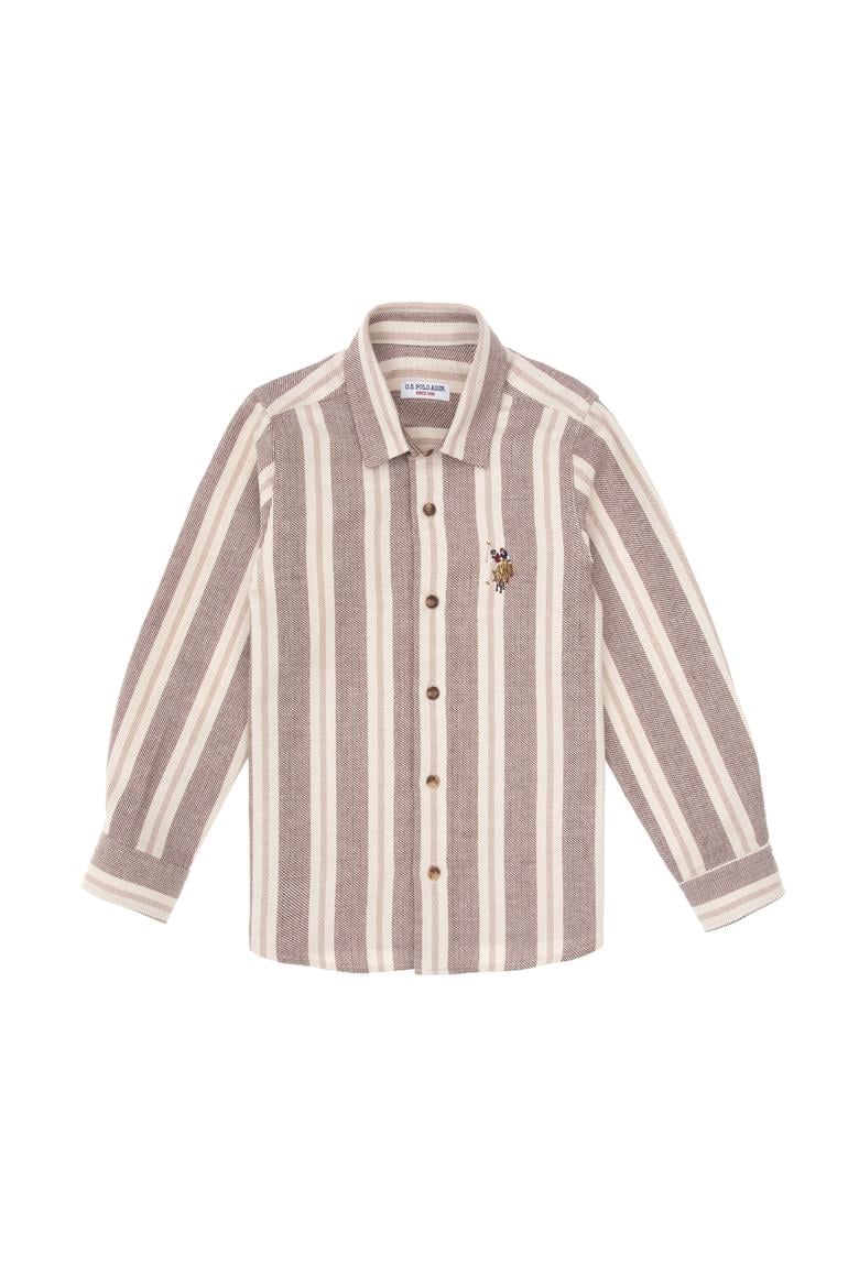 Erkek Çocuk Camel Uzun Kollu Gömlek - 50316660004