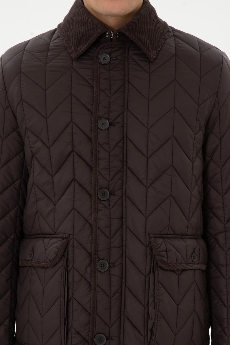 Erkek Koyu Kahverengi Mont - 50311624023