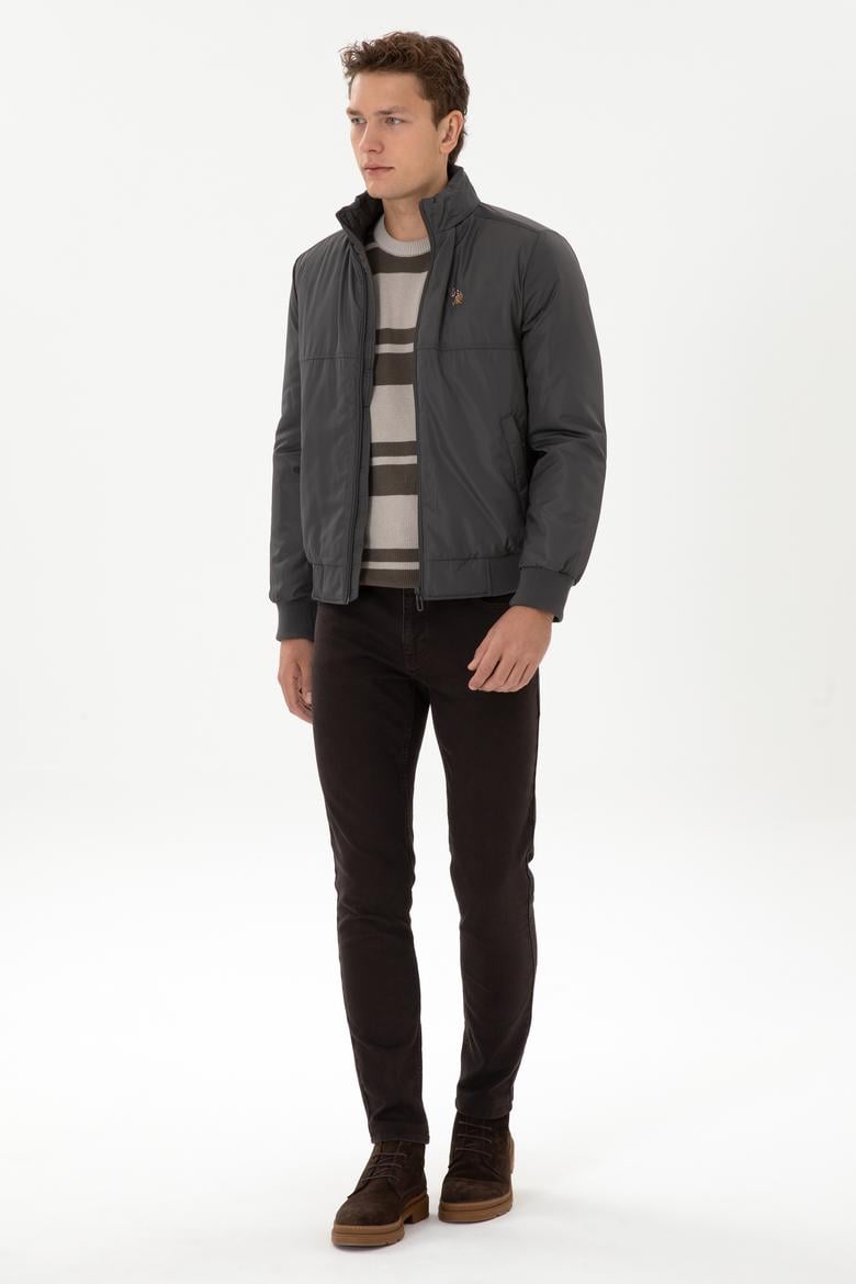 Erkek Gri Mont - 50310244023