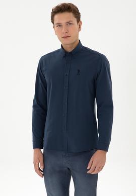 Erkek Lacivert Uzun Kollu Gömlek - 50308522008