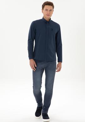 Erkek Lacivert Uzun Kollu Gömlek - 50308522008