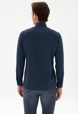 Erkek Lacivert Uzun Kollu Gömlek - 50308522008